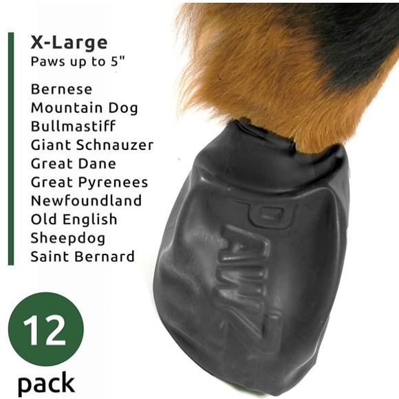 Opened Package of X-Large Rubber Booties 10 - Picture 3 of 5